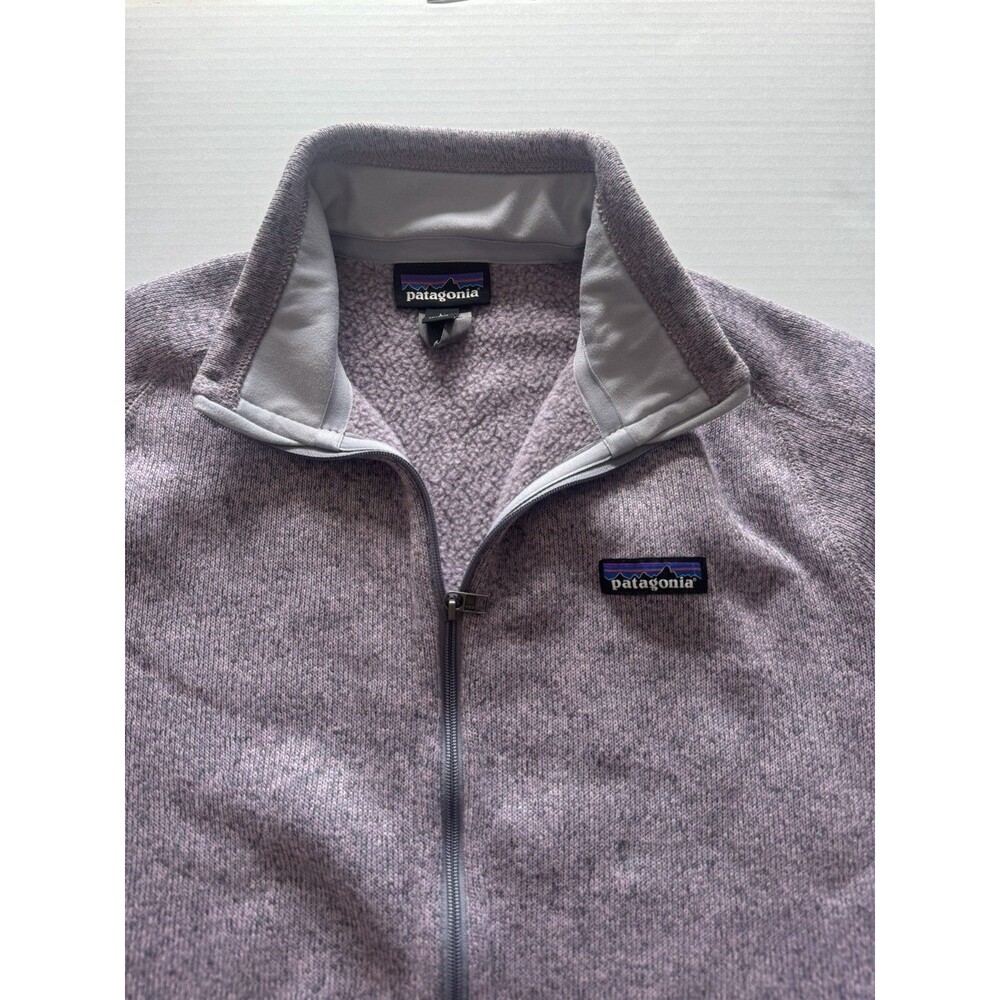 Patagonia Better Sweater Jacket Women's Large Purple 25543 Full Zip Hiking